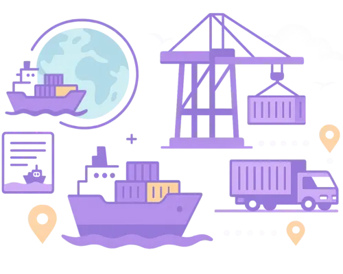 Solución de software para transporte marítimo e intermodal con control de operaciones portuarias y flujos logísticos.