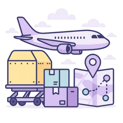 Gestión del transporte terrestre de mercancías con seguimiento de envíos y optimización de rutas.